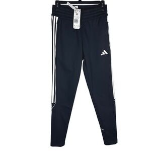 Adidas Tiro 23 Training Pants Womens Size XS Black White 3 Stripes Slim‎ Fit NEW